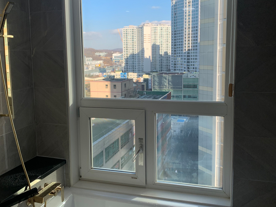 아파트 통유리썬팅 시공사례